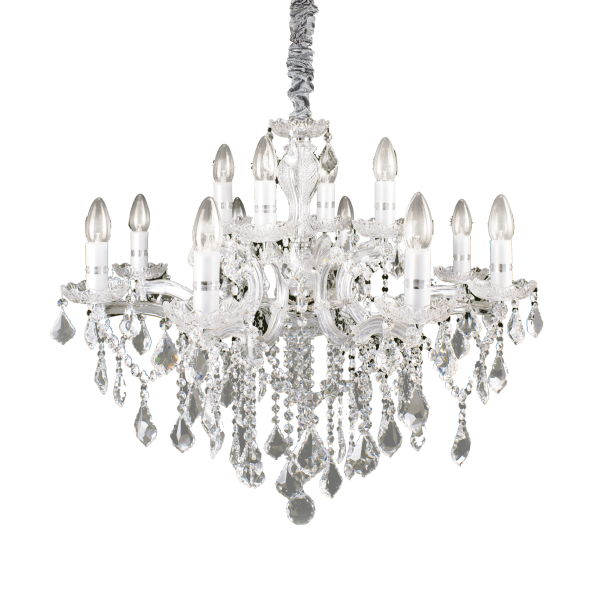 Люстра Ideal Lux FLORIAN SP12 CROMO