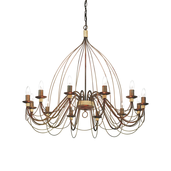 Люстра Ideal Lux CORTE SP12 RUGGINE