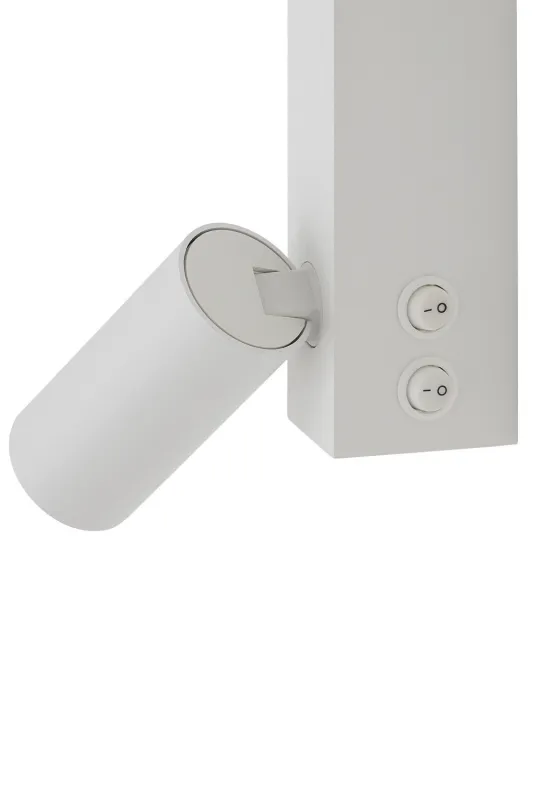 Настінний світильник Nowodvorski 11580 Easy Right GU10 MR11 10W + LED 11W 3000K 450Lm IP20 Білий