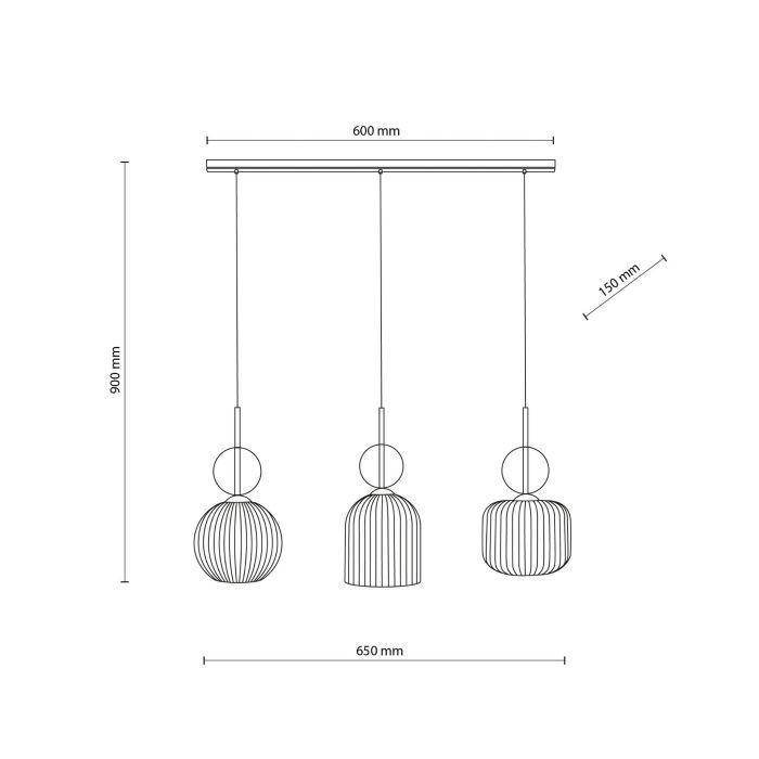 Підвісний світильник TK LIGHTING 11591 SOPHIA