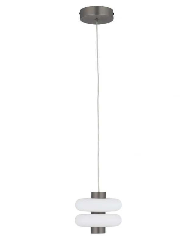 Підвісний світильник Nowodvorski 11981 Lunari LED 1x8W 3000K 450Lm IP20 сірий 11981