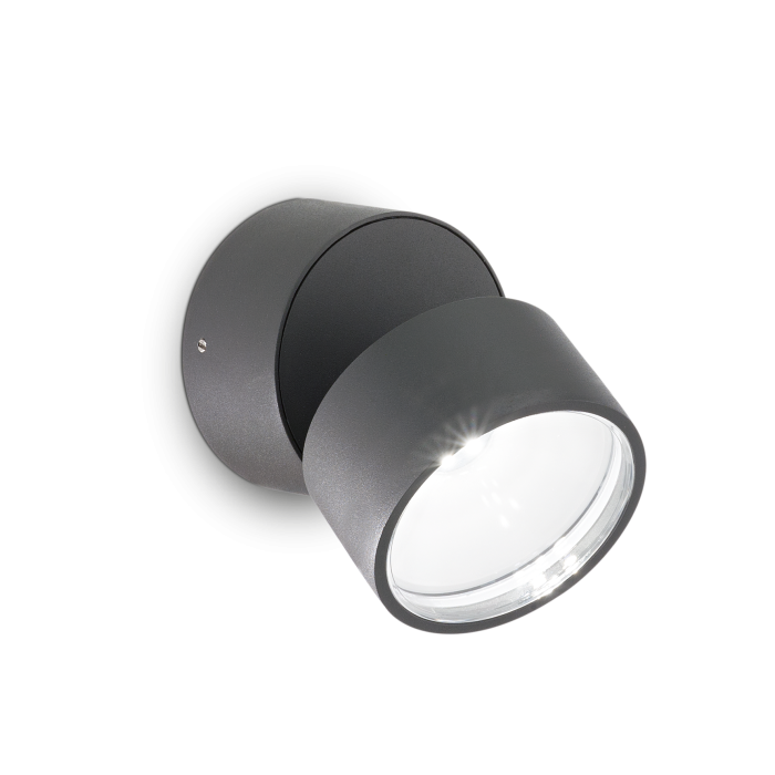 Спот Ideal Lux 285467 OMEGA AP ROUND Антрацит 4000K