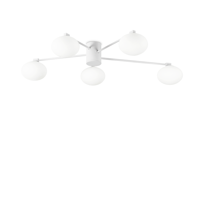 Люстра Ideal Lux 316680 HERMES PL5 D90 BIANCO