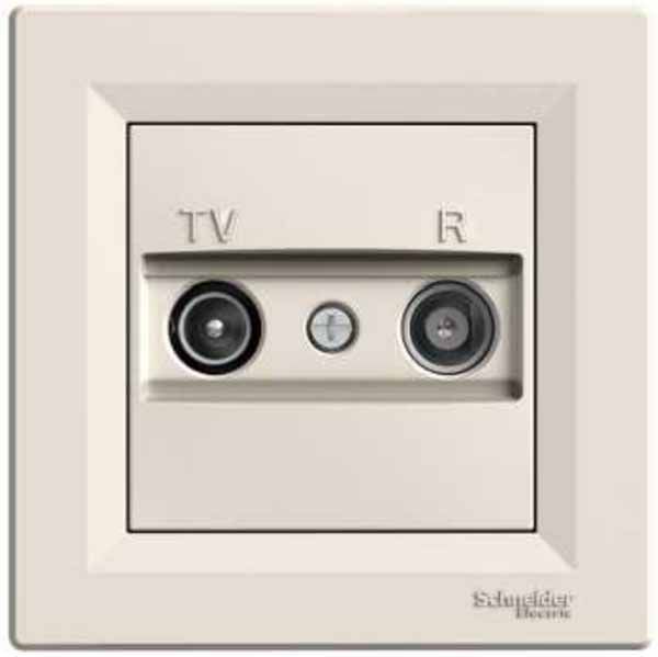 Розетка tv/r кінцева (1 дб), кремовий (EPH3300123)
