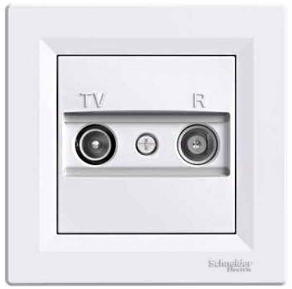 Розетка tv/r прохідна (4 дб), білий (EPH3300221)