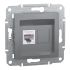 Комп'ютерна розетка rj45 кат5e utp, сталь (EPH4700162)