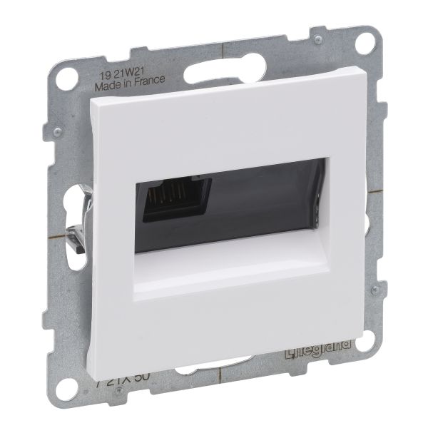 Розетка комп'ютерна 1-а RJ45 Cat5E/UTP Legrand SUNO 721150 білий