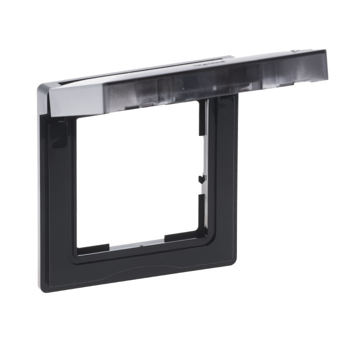 Рамка 1-а IP44 Legrand SUNO 721444 чорний