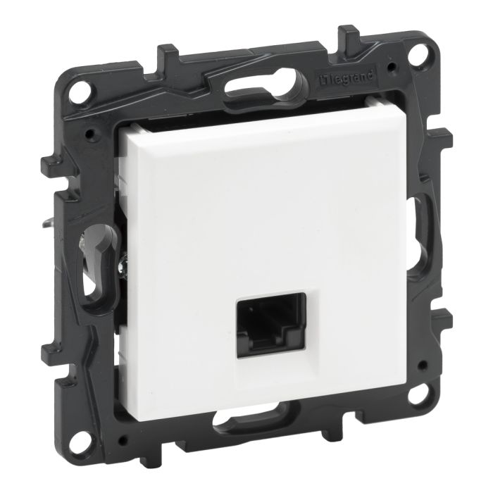 Розетка комп'ютерна RJ45 CAT5e UTP Legrand 863159 NILOE STEP Білий
