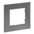 Рамка 1-місна Legrand 863491 NILOE STEP Сталь