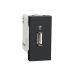 USB-конектор, 1-мод., Unica New NU342954 антрацит