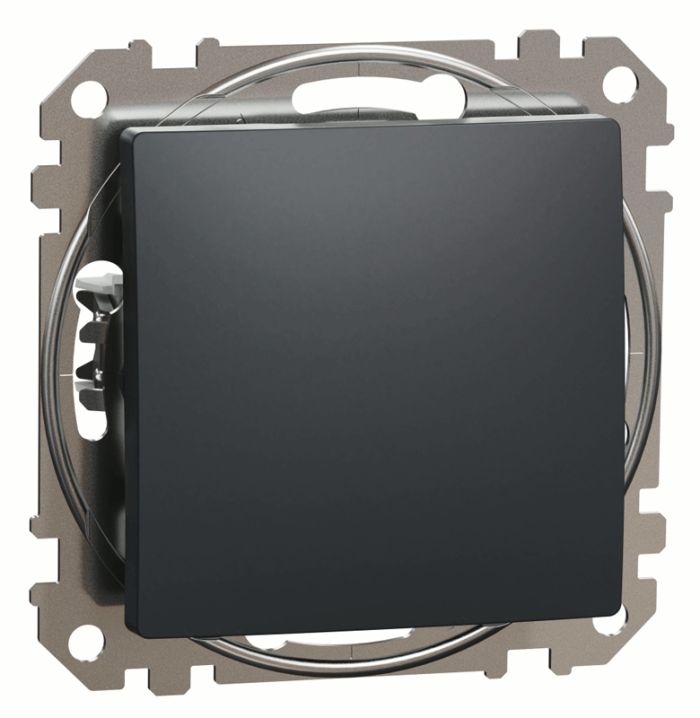 Кнопочный вимикач 1-кл Schneider Sedna Design SDD114111 Чорний
