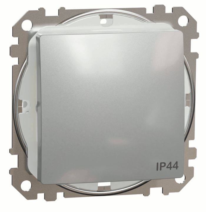 Перемикач 1-кл IP44 Schneider Sedna Design SDD213106 Алюміній