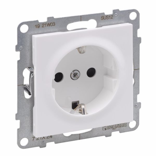 Розетка з заземленням Legrand Suno 721124 біла
