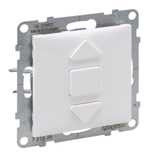 Вимикач жалюзі 3-позиційний 6A/250V Legrand SUNO 721139 білий