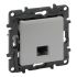 Розетка комп'ютерна RJ45 CAT6 FTP Legrand 863361 NILOE STEP Алюміній