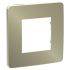 Рамка 1 модульна, UNICA STUDIO METAL NU280251 бронза/бежевий