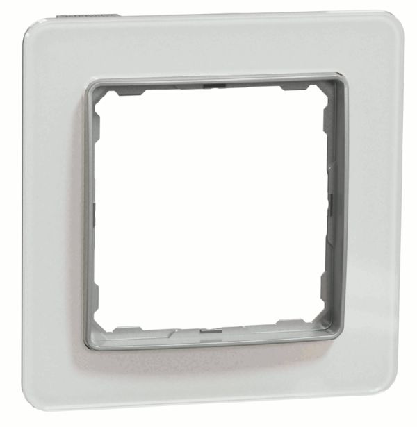 Рамка 1-на Schneider Sedna Elements SDD360801 Біле скло