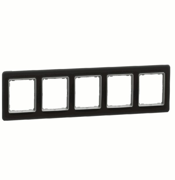 Рамка 5-на Schneider Sedna Elements SDD362805 стекло матовое
